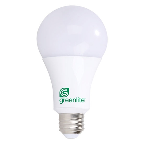 15W LED A19 Omni Dimmable Greenlite Bulb