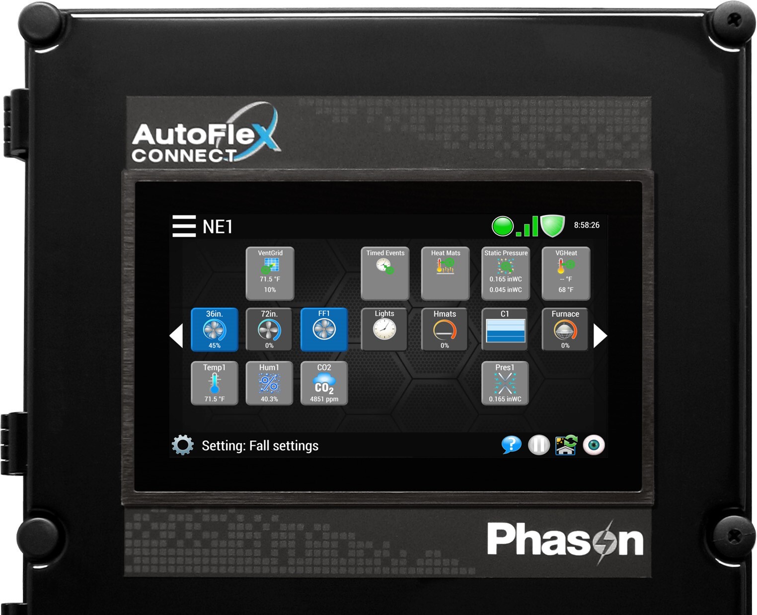 AFX TOMYコントロールステーション Controls & Alarms • South Country Livestock Equipment